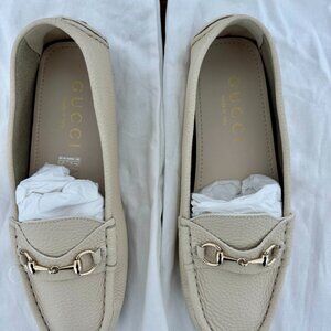 Gucci  Clove Calf Soft New Ivoire Womens Loafer